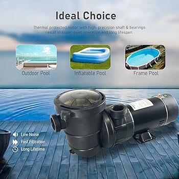 Amazon.com: Zipool 2HP Two Speed Above Ground Pool Pump 115v
